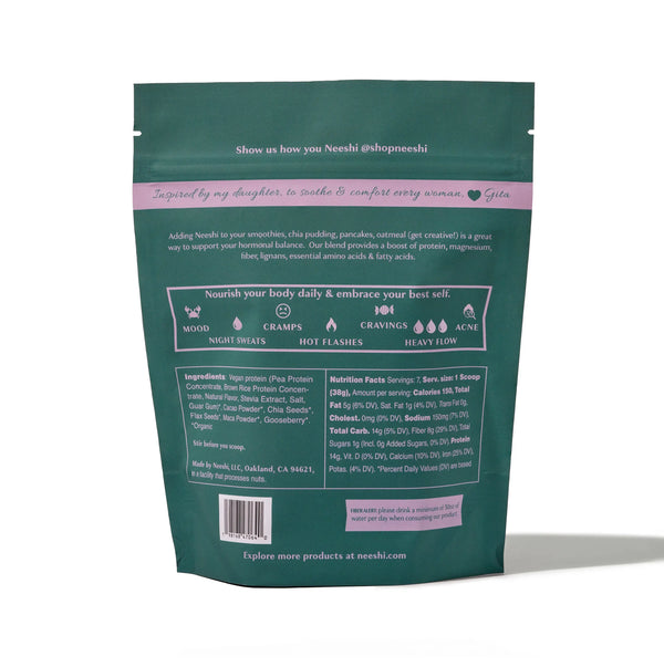 Protein & Fiber Nutrition Facts