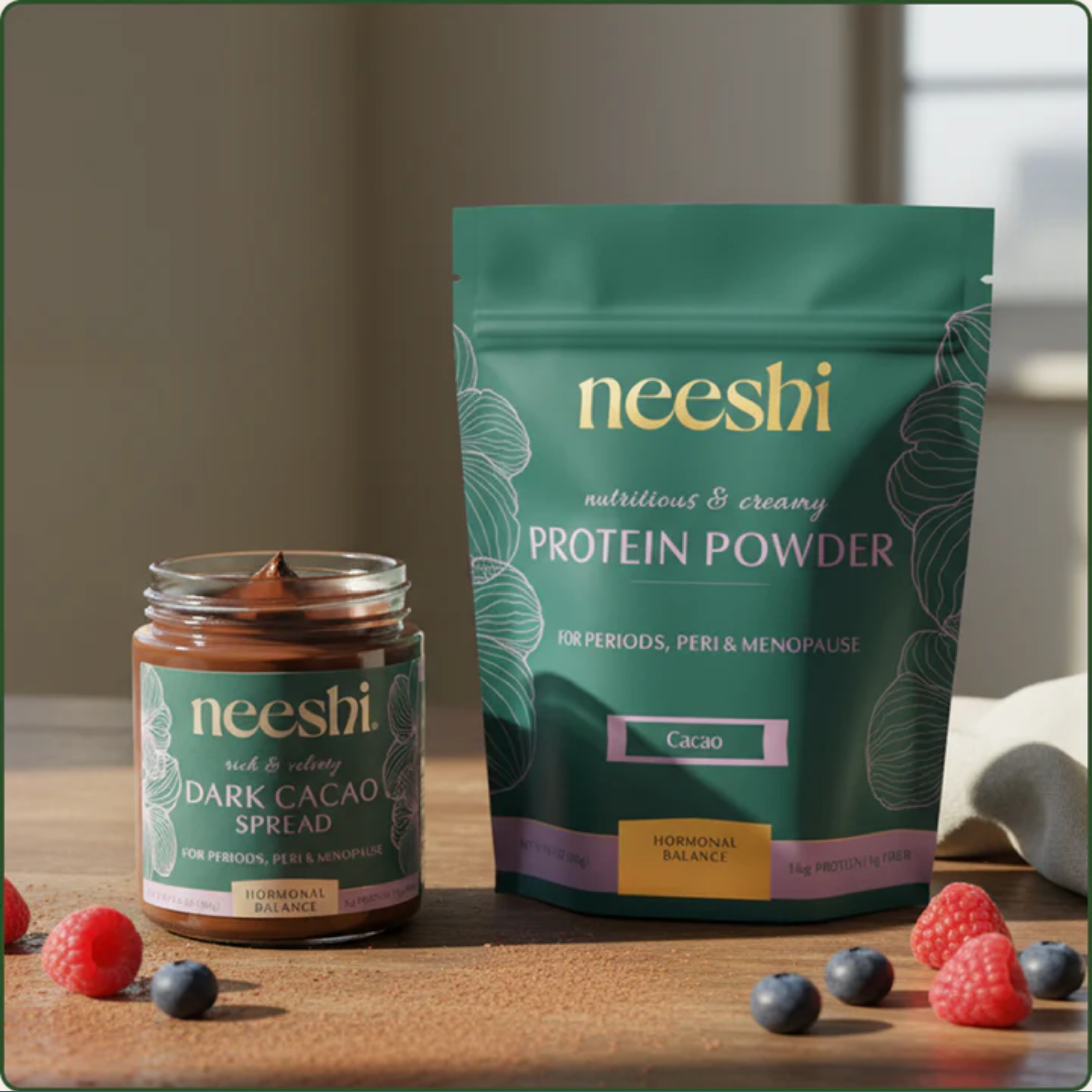 Neeshi Product Set with berries