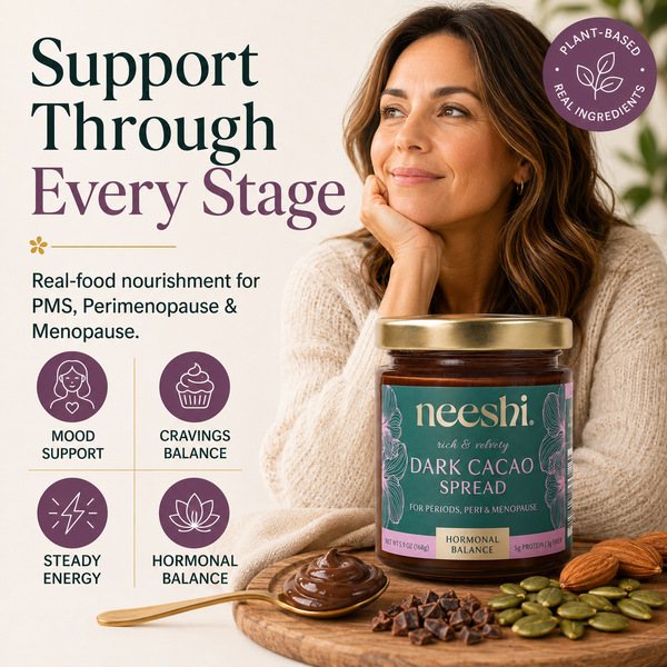 Dark Cacao Spread for Perimenopause & Period Support Neeshi