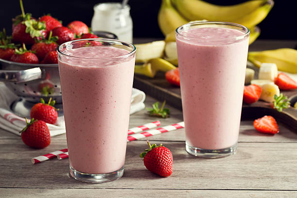 Vanilla Strawberry Banana Smoothie