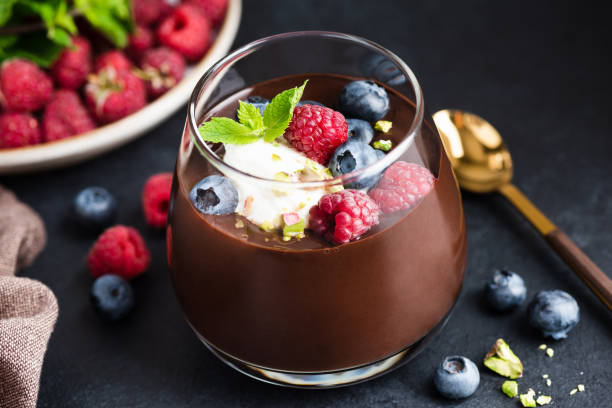 Cacao Mousse with Berries